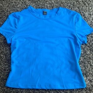 Blue Shein shirt